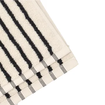 Drift badhanddoek 100x150 cm - Wit-zwart - Scandi Living