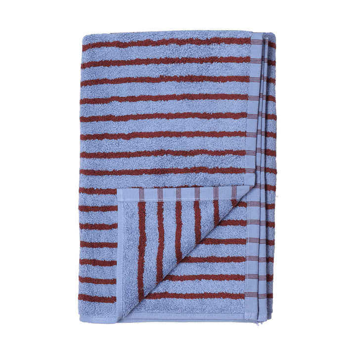 Drift badhanddoek 70x140 cm - Blauw-rood - Scandi Living