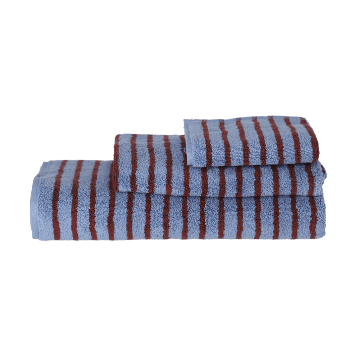 Drift badhanddoek 70x140 cm, Blauw-rood Scandi Living