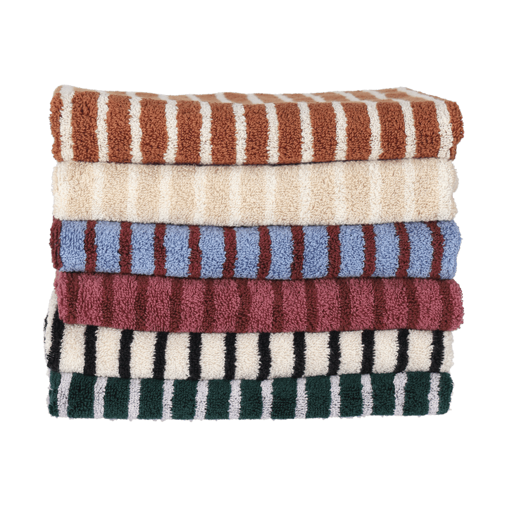 Drift badhanddoek 70x140 cm, Wit-zwart Scandi Living