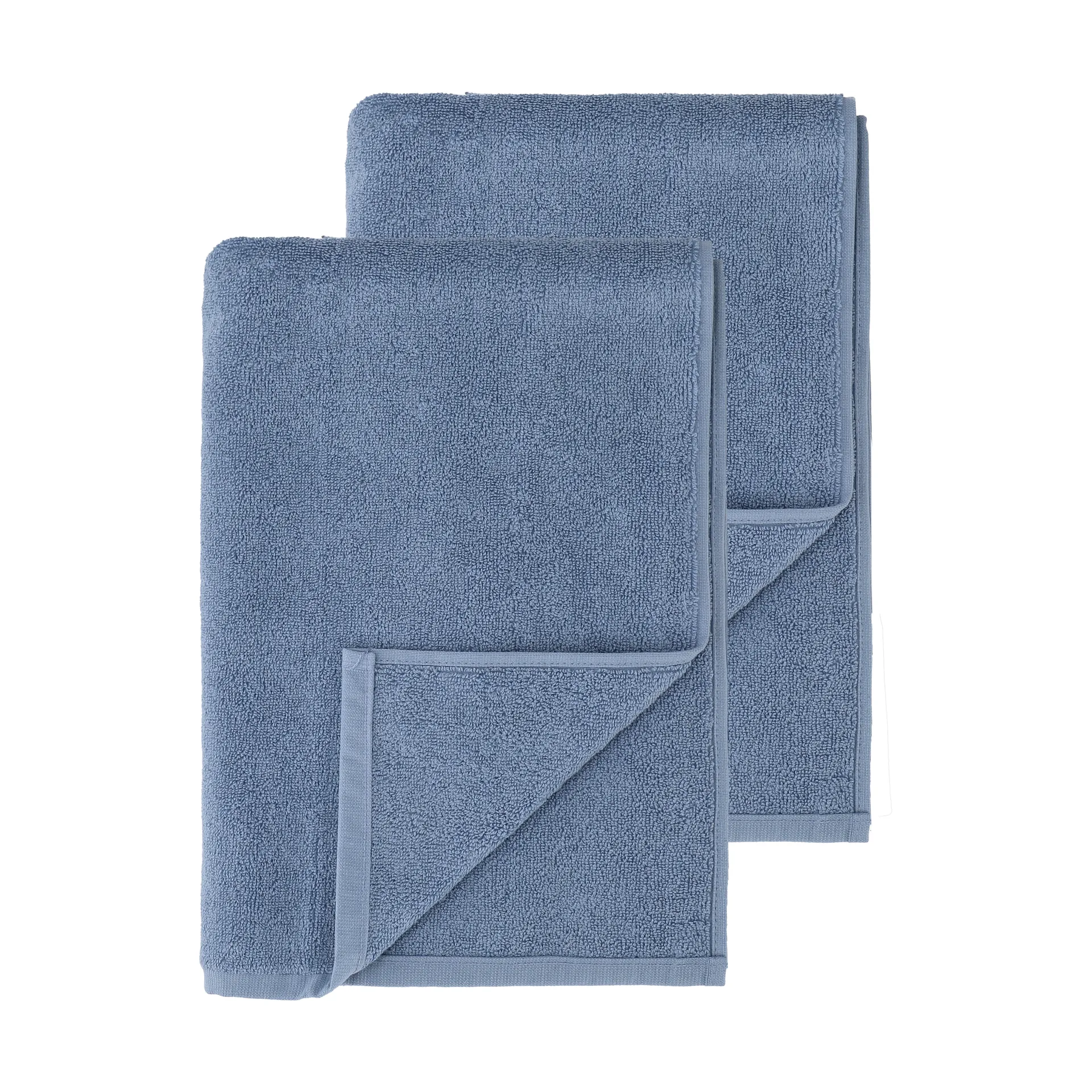 Drift badhanddoeken 100x150 cm 2-pack - Blauw,  Scandi Living