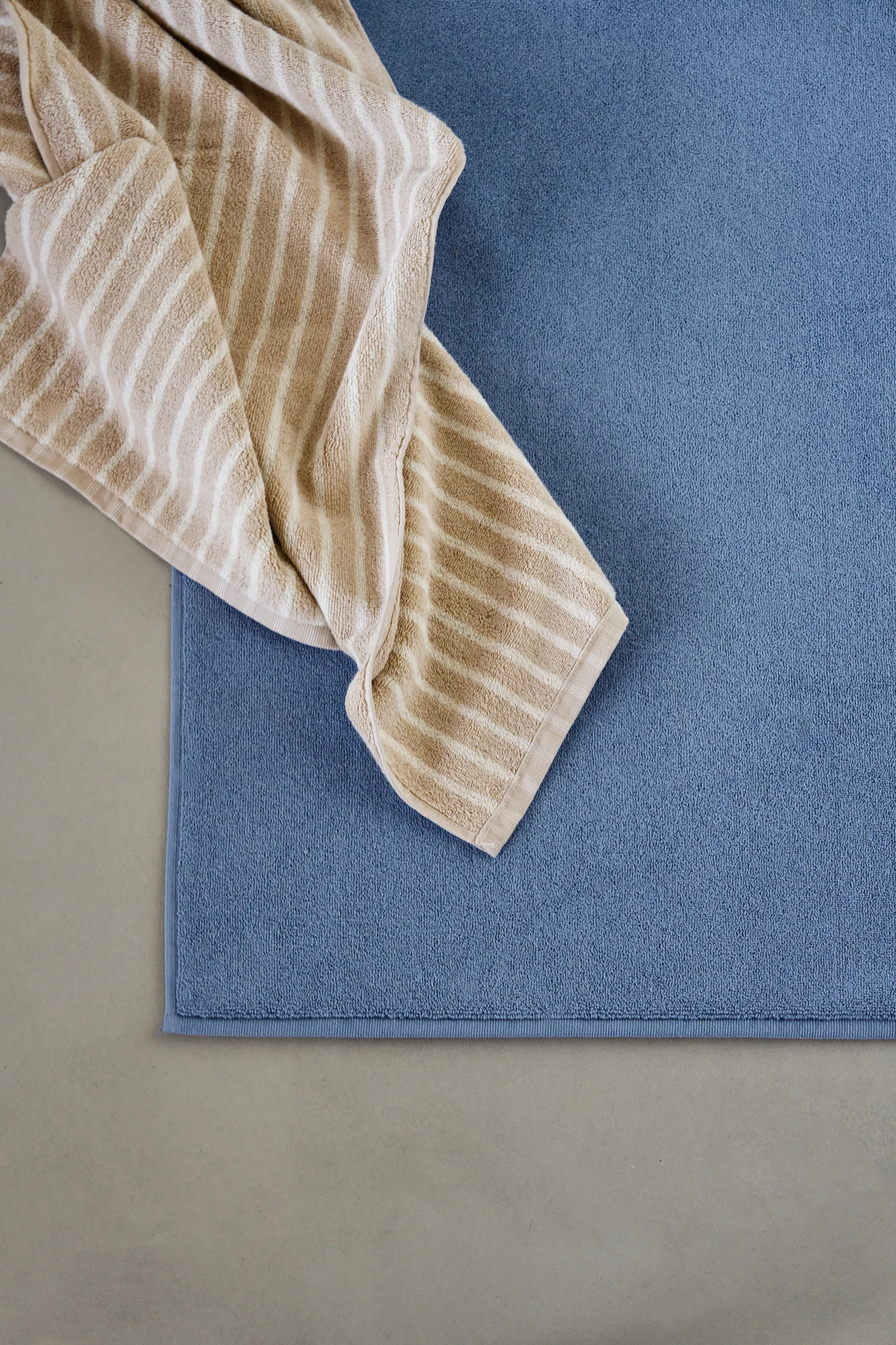 Drift badmat 50x70 cm, Blauw Scandi Living