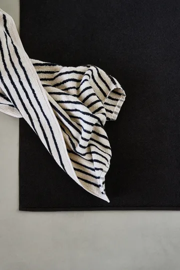 Drift badmat 50x70 cm - Zwart - Scandi Living