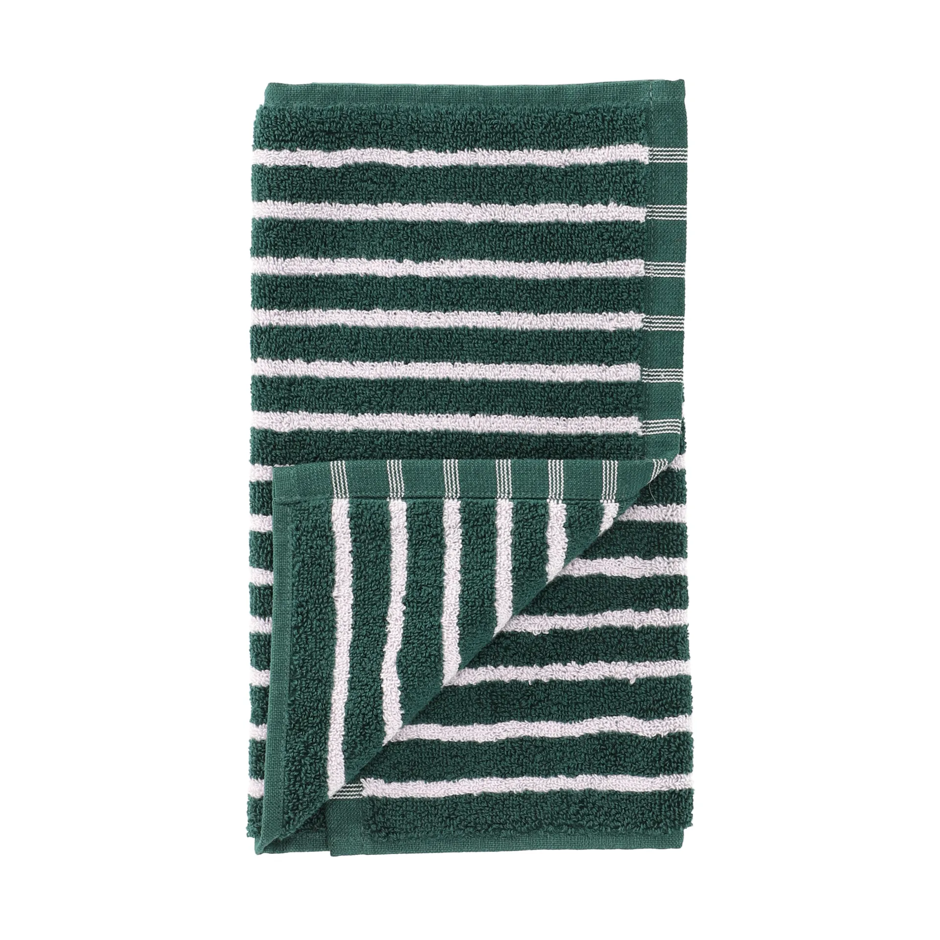 Drift handdoek 30x50 cm., Groen-paars Scandi Living