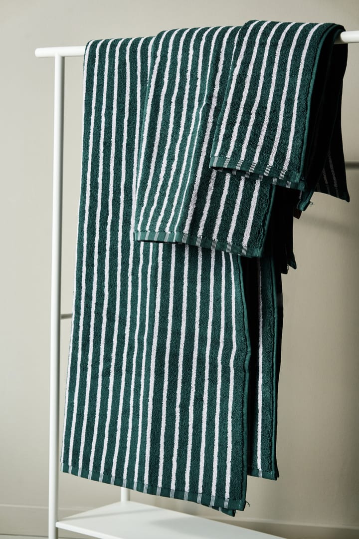 Drift handdoek 30x50 cm., Groen-paars Scandi Living