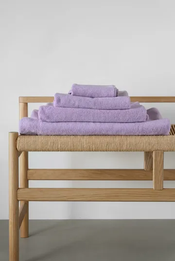Drift handdoek 30x50 cm - Paars - Scandi Living