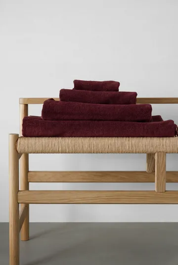 Drift handdoek 30x50 cm - Rood - Scandi Living