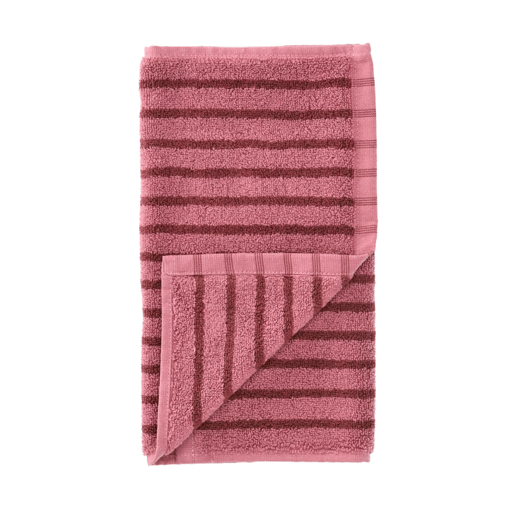 Drift handdoek 30x50 cm. - Roze-rood - Scandi Living