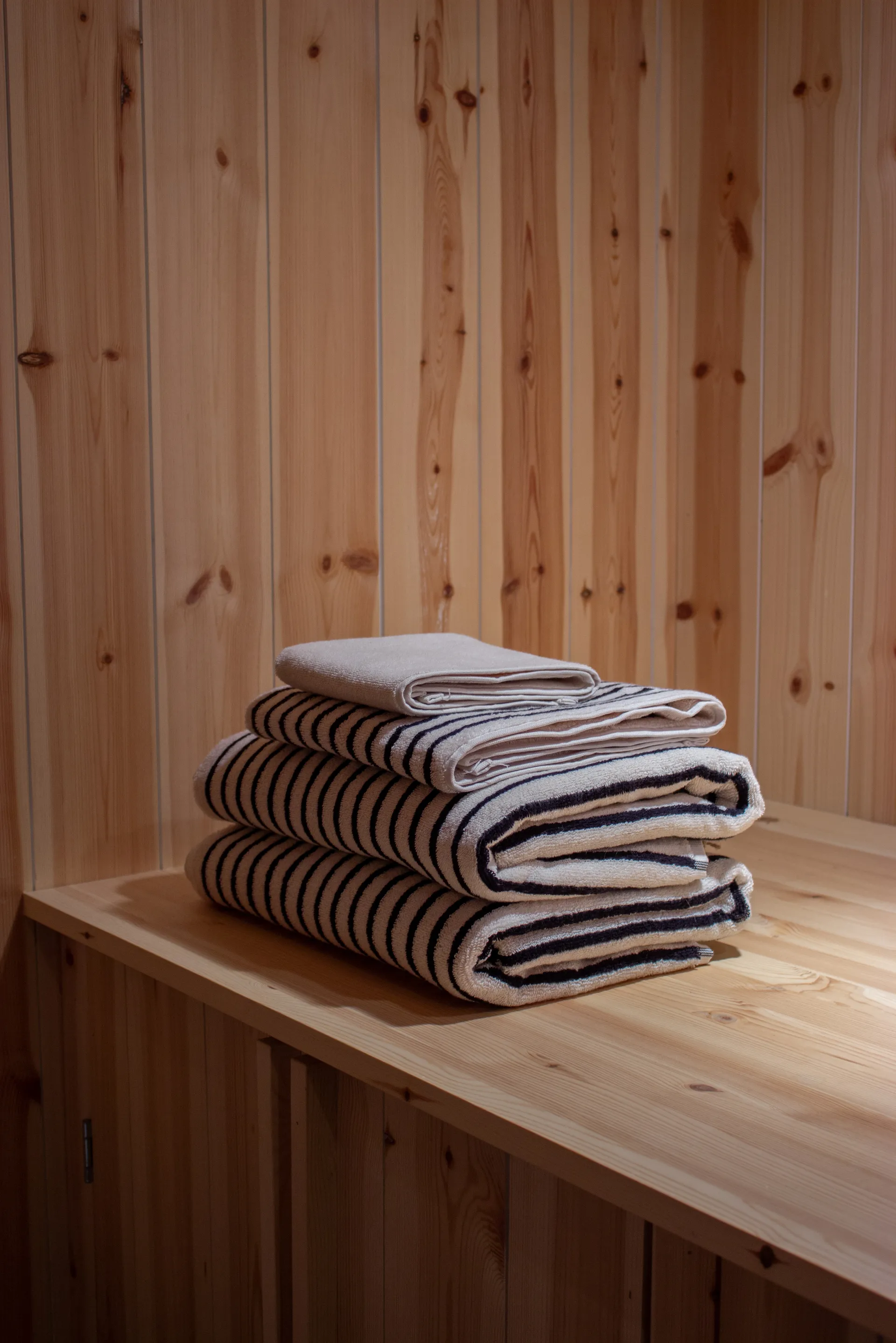 Drift handdoek 30x50 cm, Wit Scandi Living
