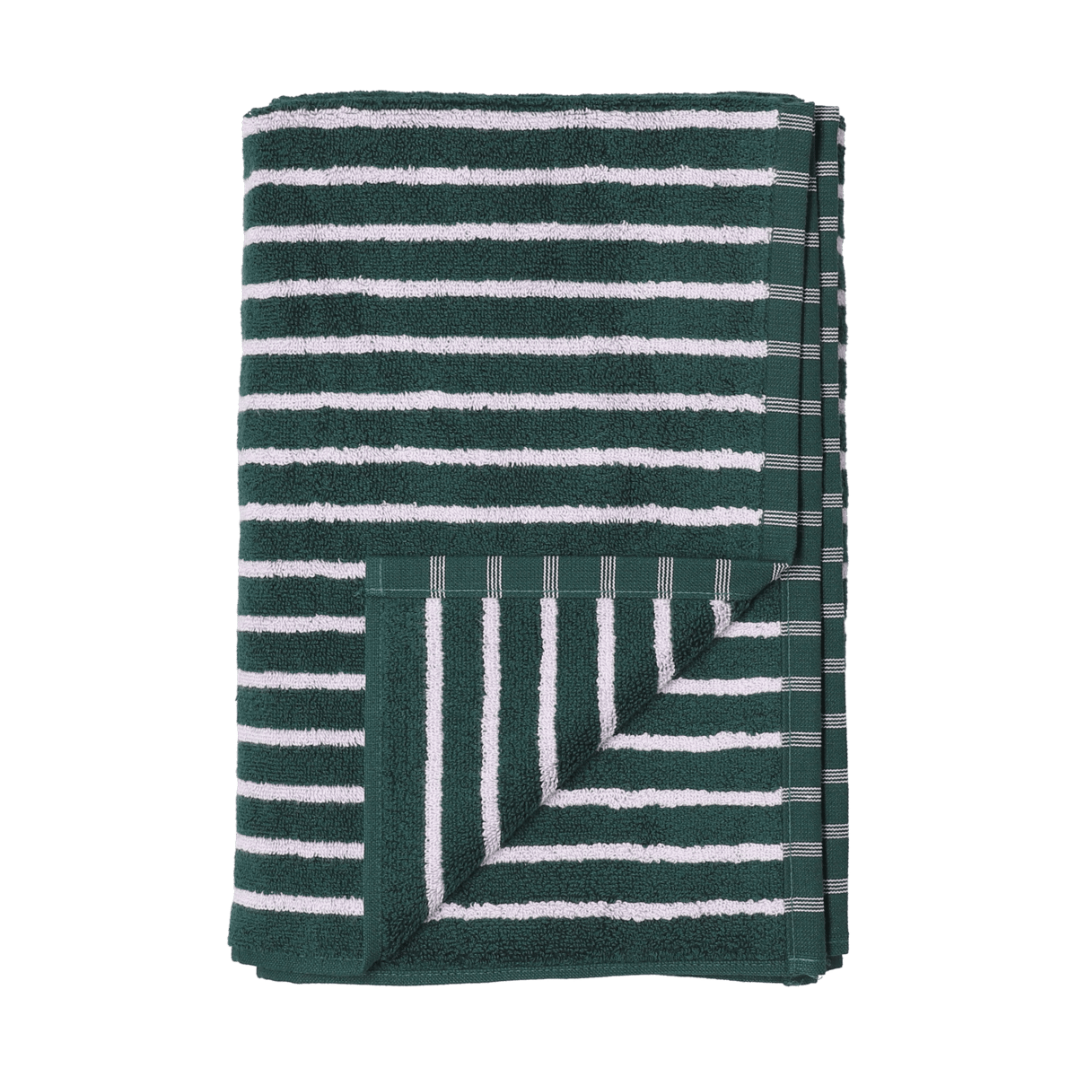 Scandi Living Drift handdoek 50x70 cm Groen-paars | Scandinavisch Interieur | Badhanddoeken | Groen