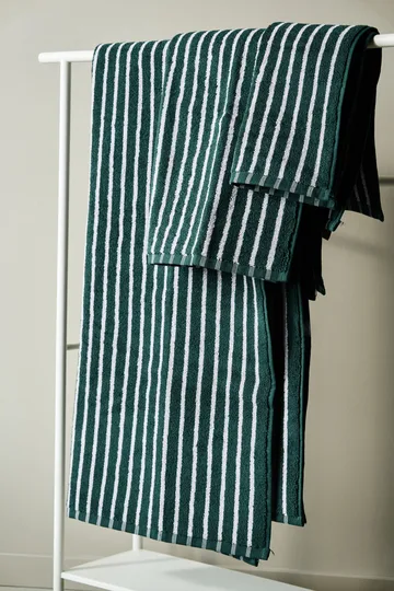 Drift handdoekenset 4-delig - Groen-paars - Scandi Living