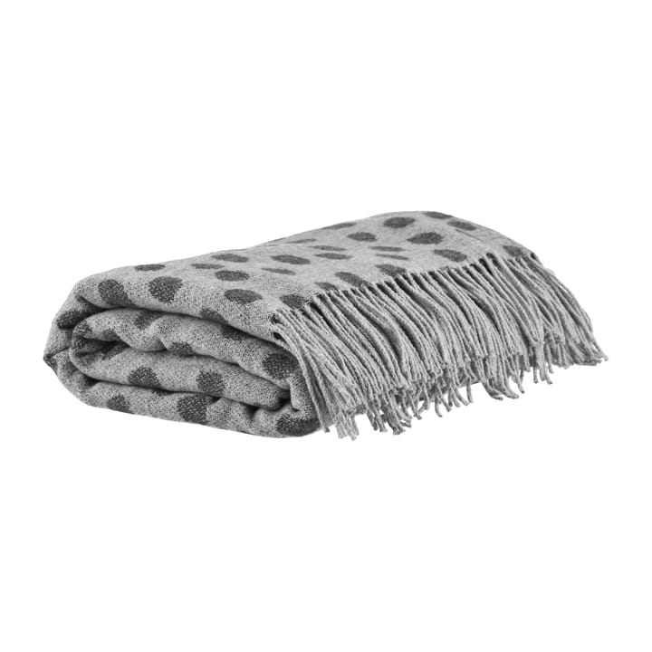 Droplets katoenen plaid 130x185 cm, Grijs Scandi Living