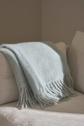 Dune mohair plaid 130x170 cm - Ice blue - Scandi Living
