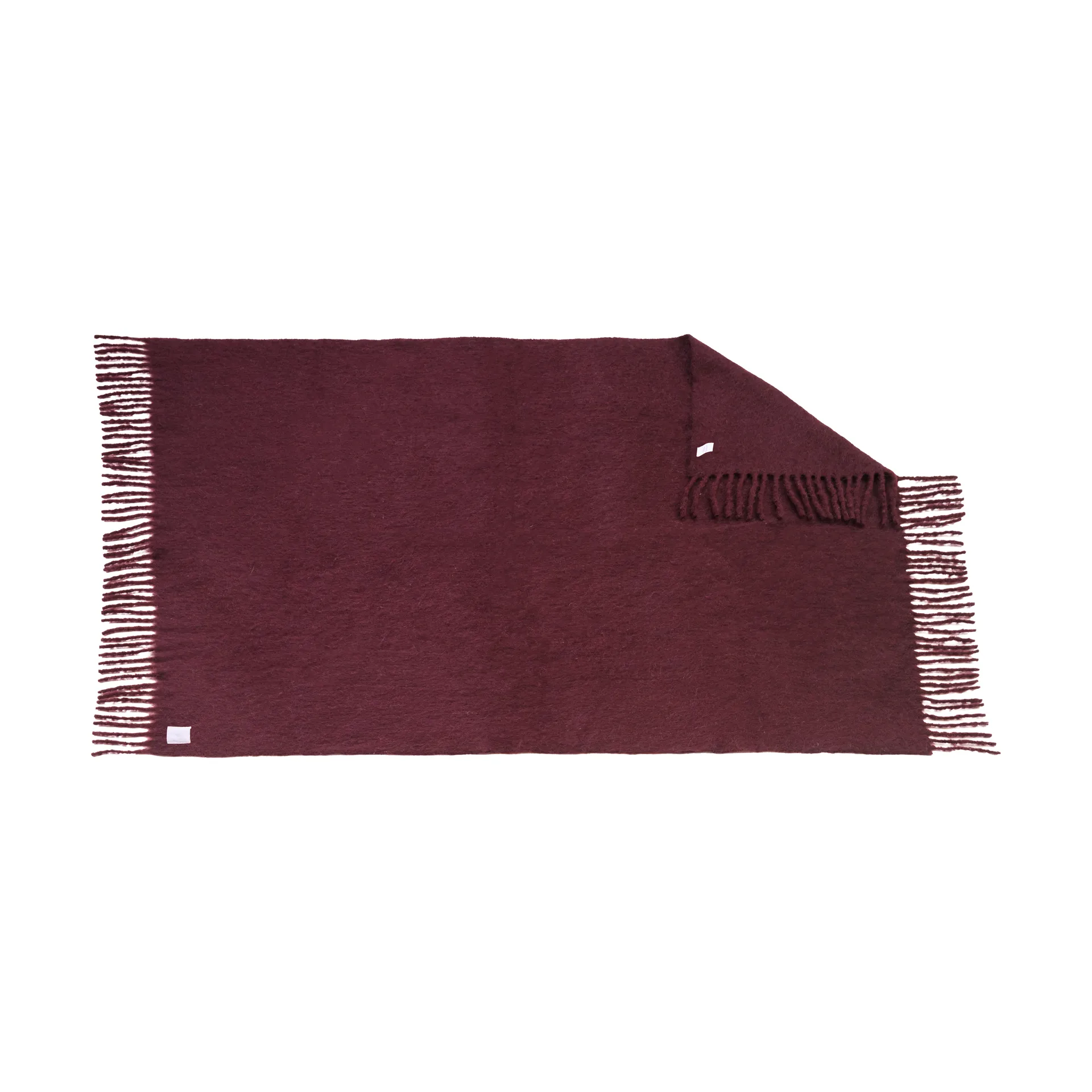 Dune mohair plaid 130x170 cm, Plum Scandi Living