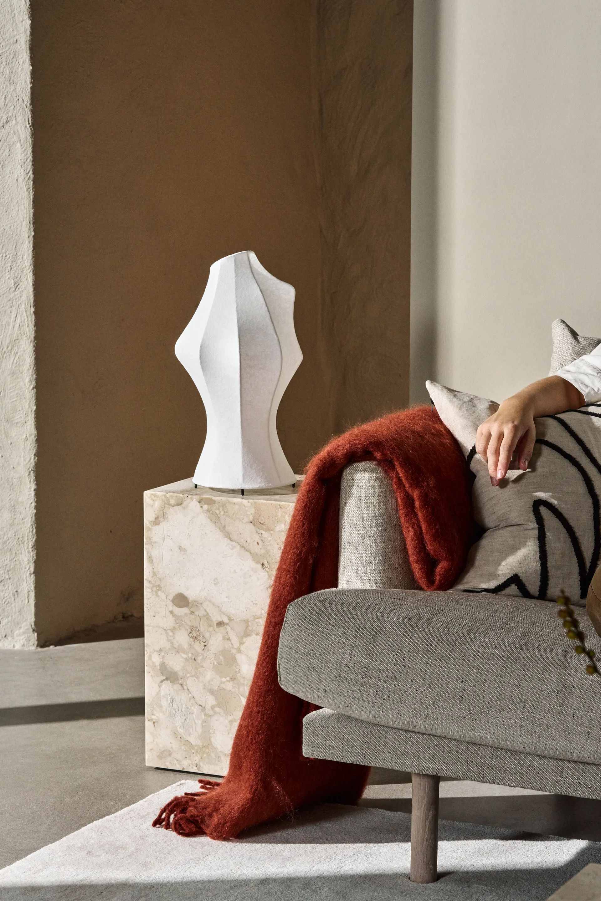 Dune mohair plaid 130x170 cm, Sienna Scandi Living