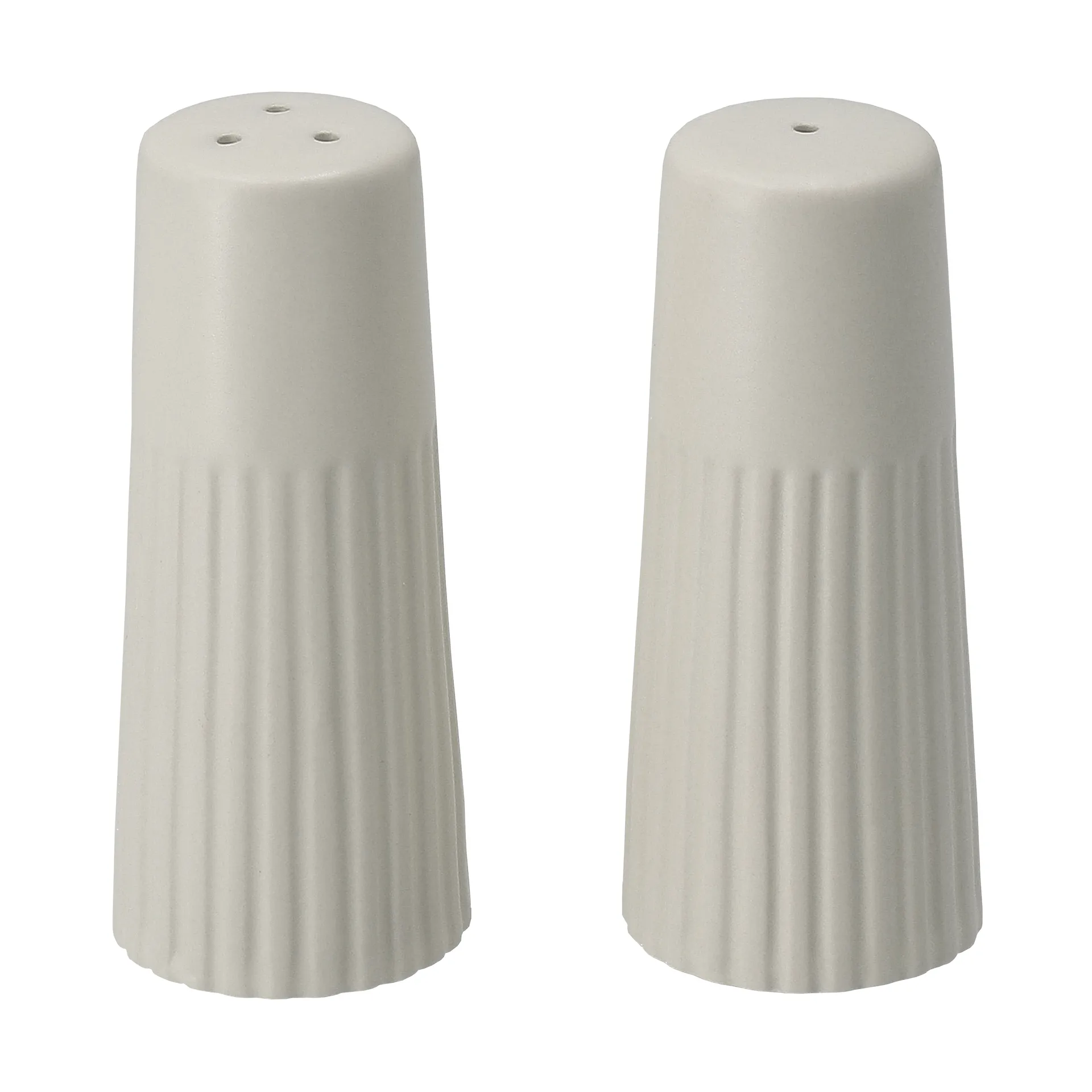 Edge zout- & peperstel 2-delig, Wit, Ø3,8x8,7 cm Scandi Living