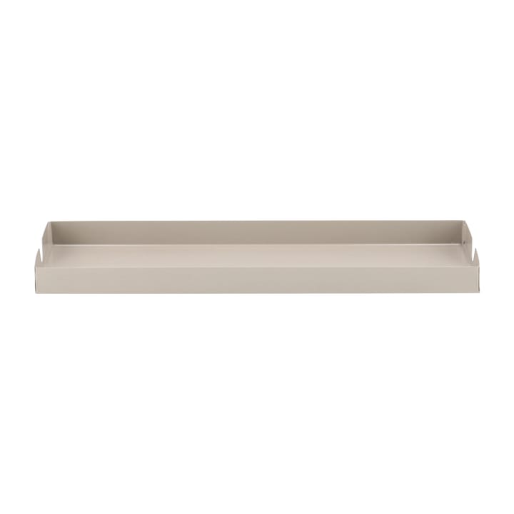 Edgy dienblad 10x32 cm - Greige - Scandi Living
