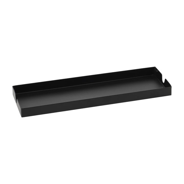 Edgy dienblad 10x32 cm - Zwart - Scandi Living