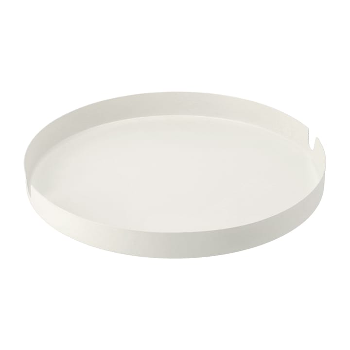 Edgy dienblad Ø30 cm - Wit - Scandi Living