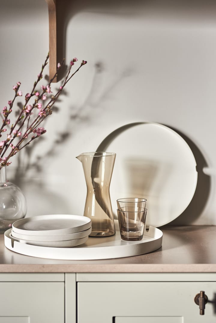 Edgy dienblad Ø30 cm, Wit Scandi Living