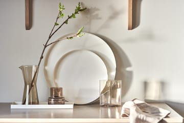 Edgy dienblad Ø30 cm - Wit - Scandi Living