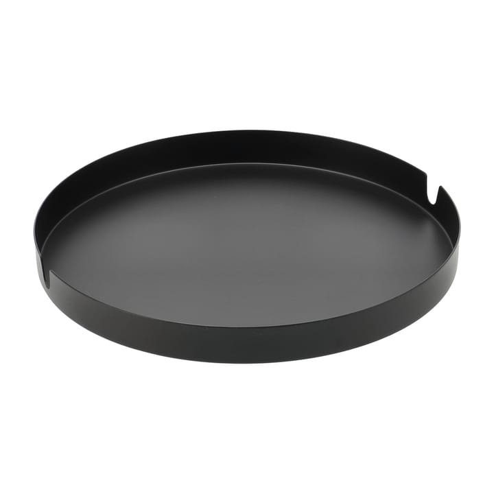 Edgy dienblad Ø30 cm - Zwart - Scandi Living
