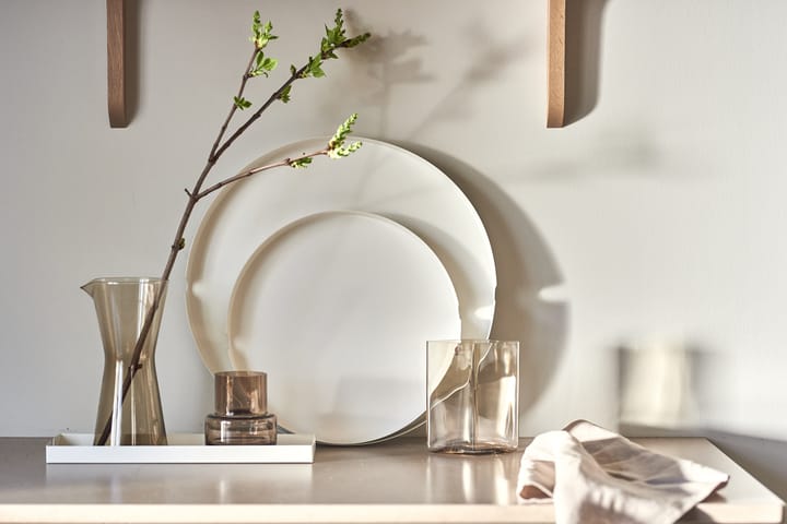 Edgy dienblad Ø40 cm - Wit - Scandi Living