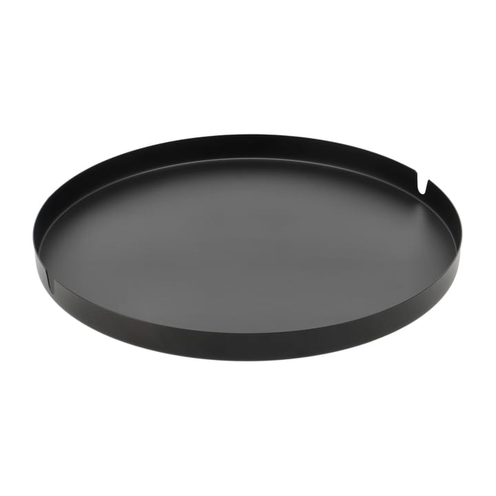 Edgy dienblad Ø40 cm - Zwart - Scandi Living