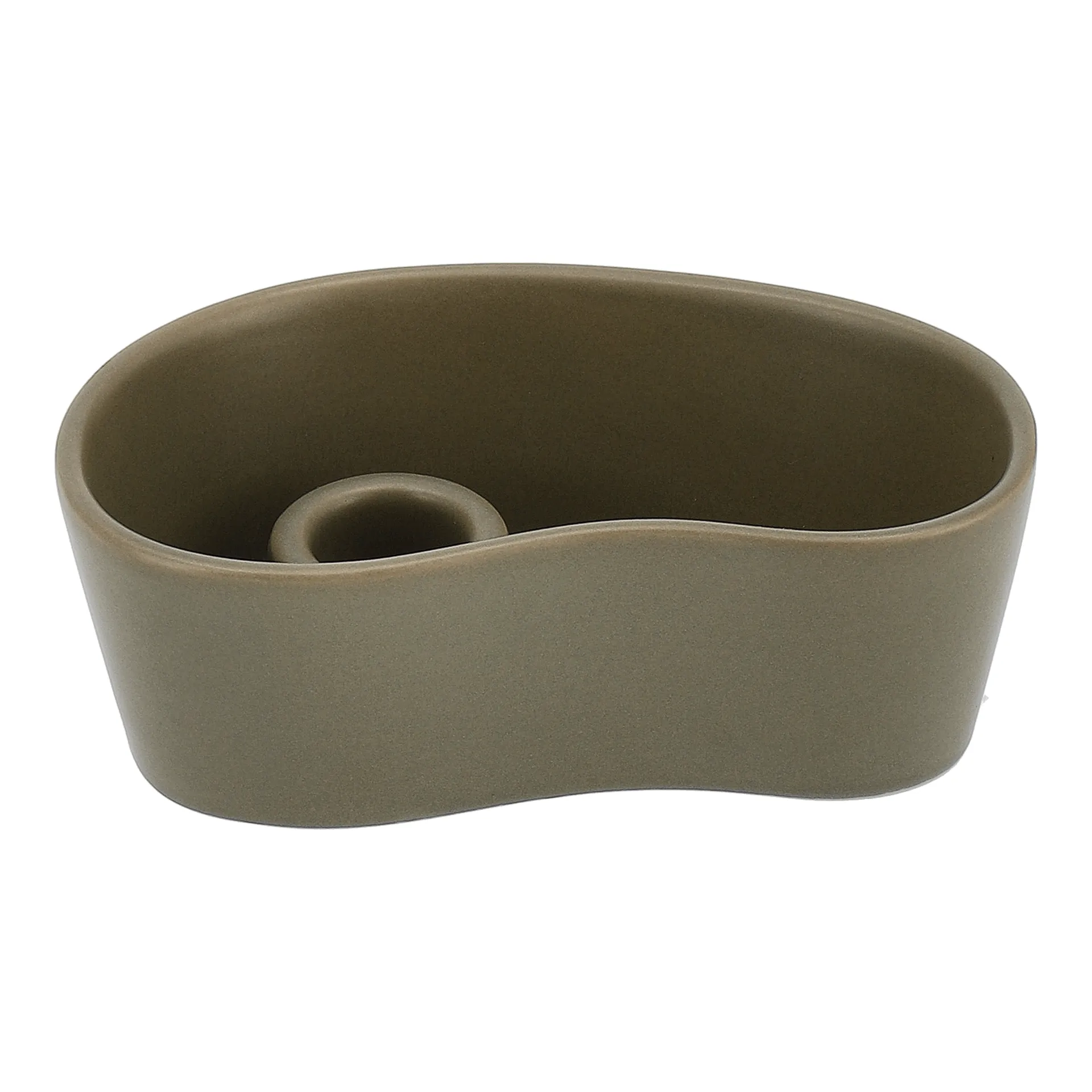 Ember kandelaar, Groen, 8x14 cm Scandi Living