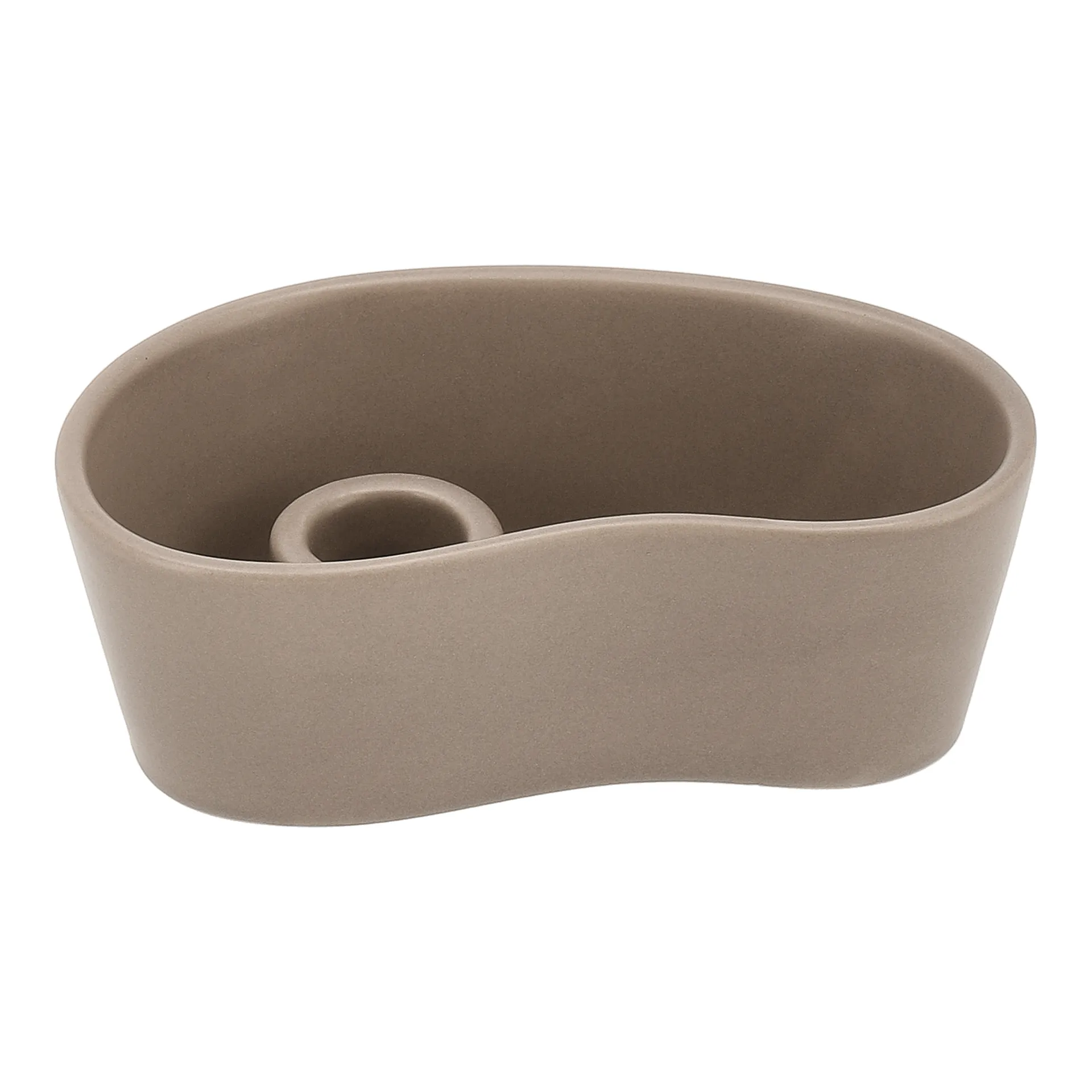 Ember kandelaar, Taupe, 8x14 cm Scandi Living