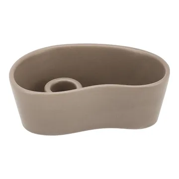 Ember kandelaar - Taupe, 8x14 cm - Scandi Living
