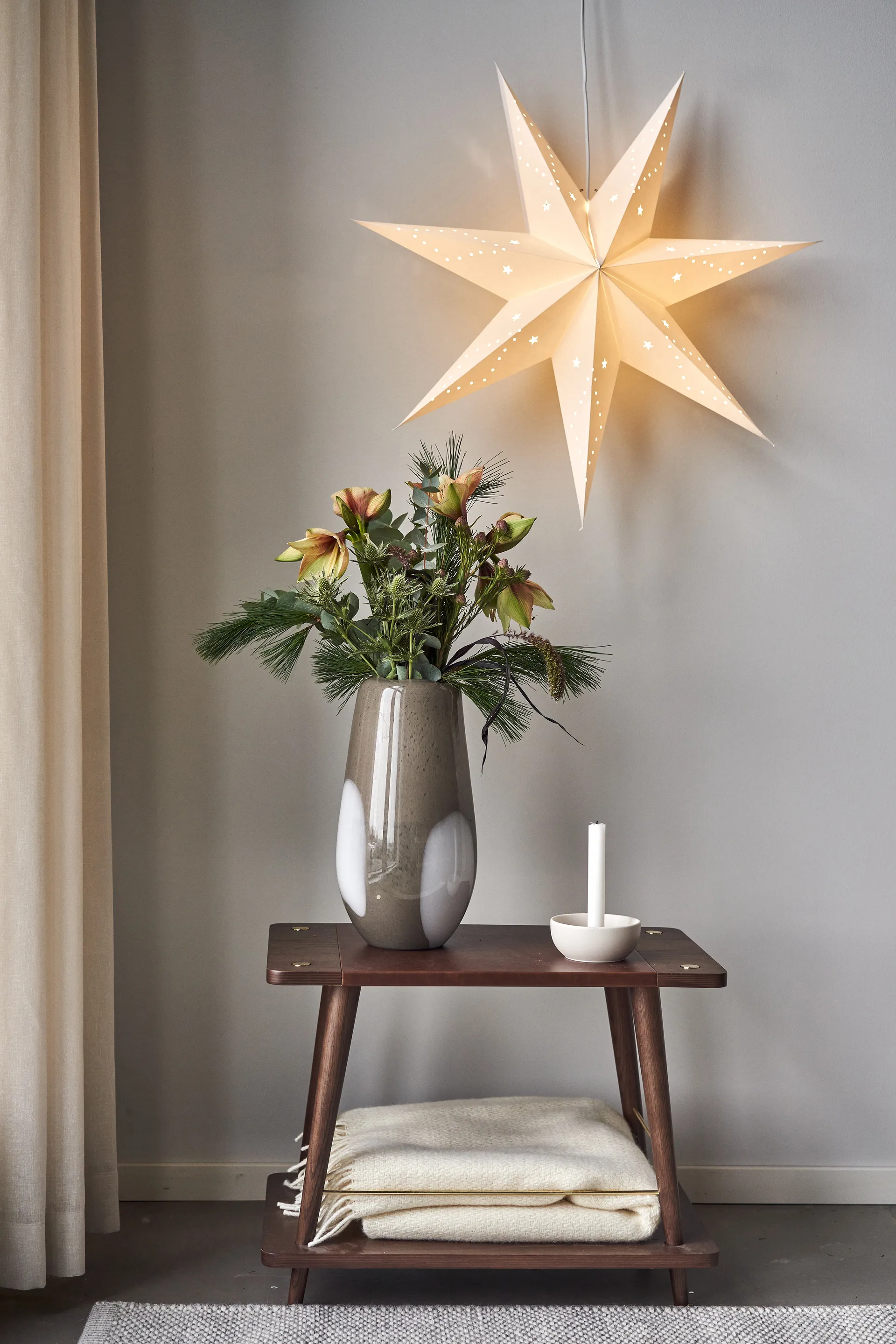 Eve kerstster 75 cm, Wit Scandi Living