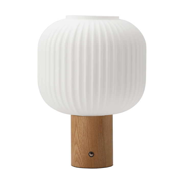 Fair draagbare tafellamp - Matglas-essenhout - Scandi Living