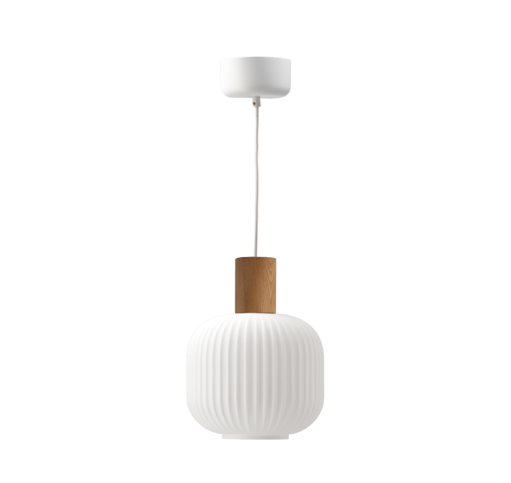 Fair hanglamp Ø20 cm, Matglas-essenhout Scandi Living