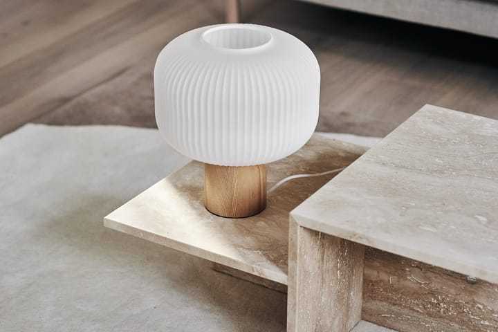 Fair tafellamp 34,5 cm, Bevroren glas-esp Scandi Living