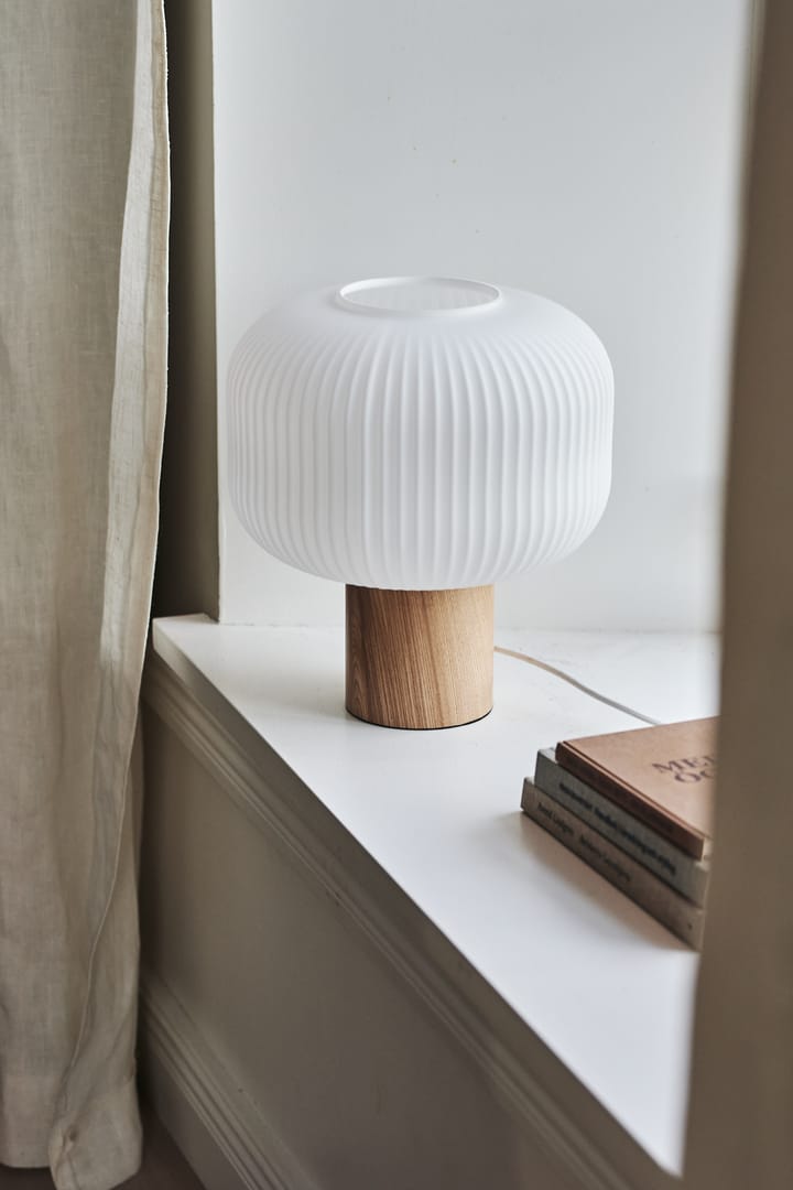 Fair tafellamp 34,5 cm, Bevroren glas-esp Scandi Living