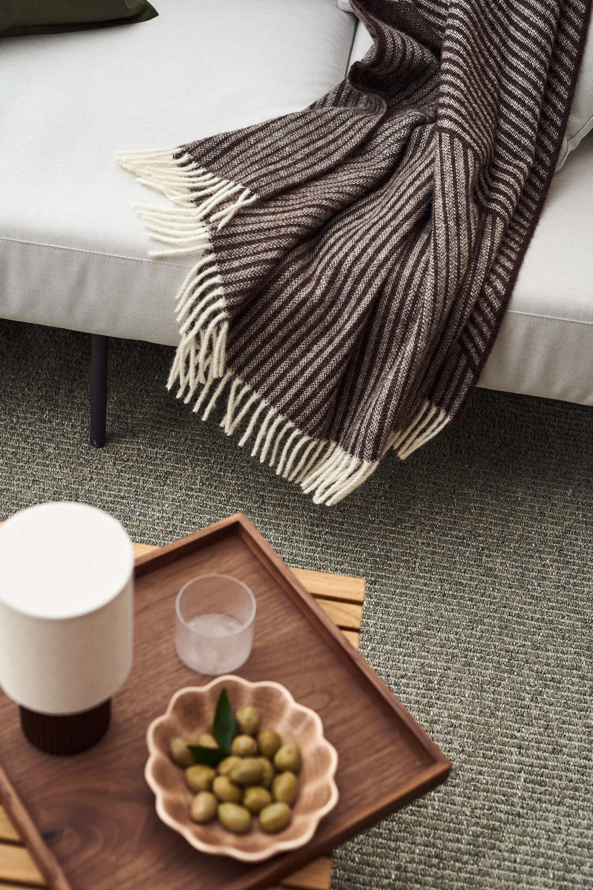 Fallow vloerkleed dusty green, 150x220cm Scandi Living