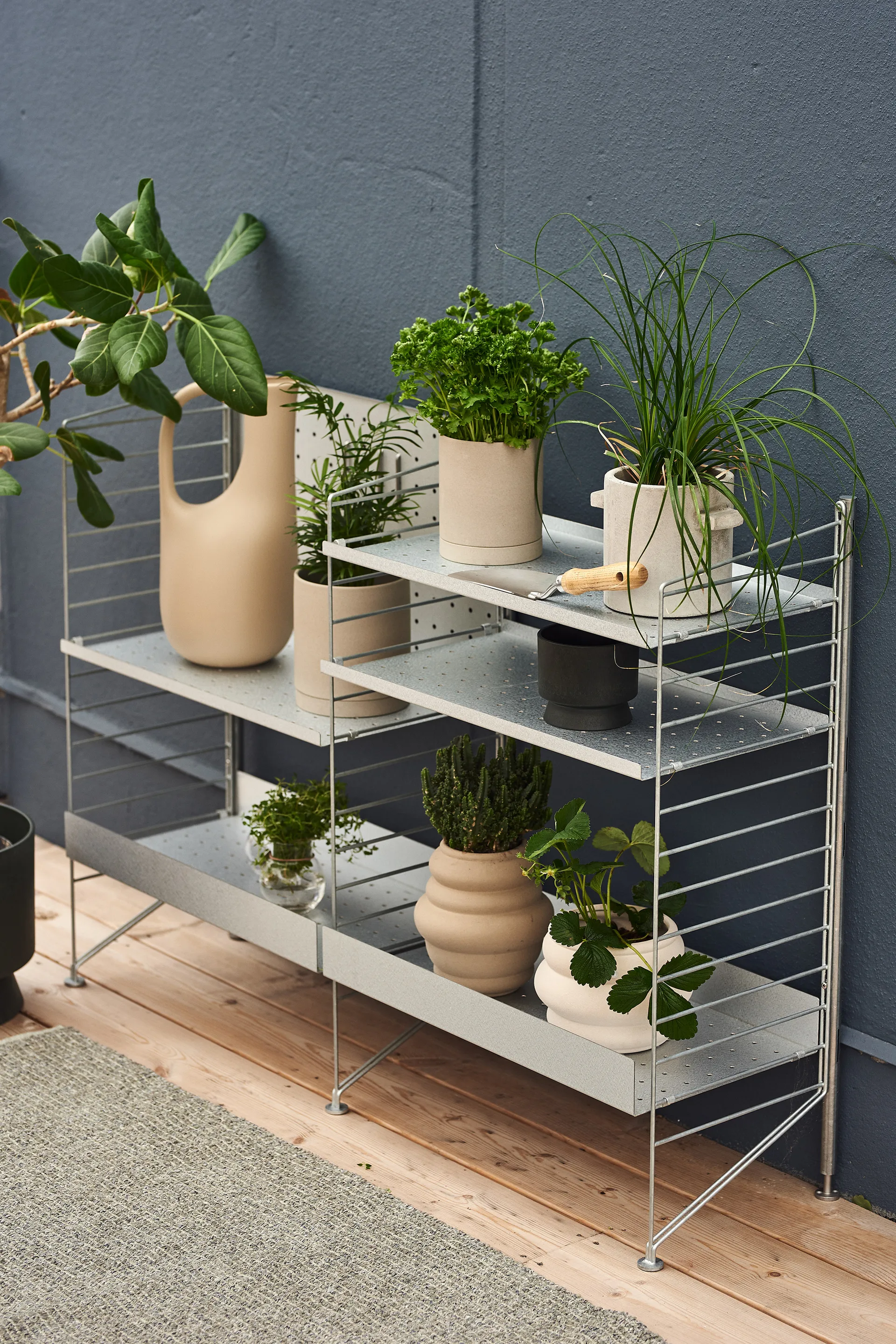 Fallow vloerkleed dusty green, 70x150cm Scandi Living