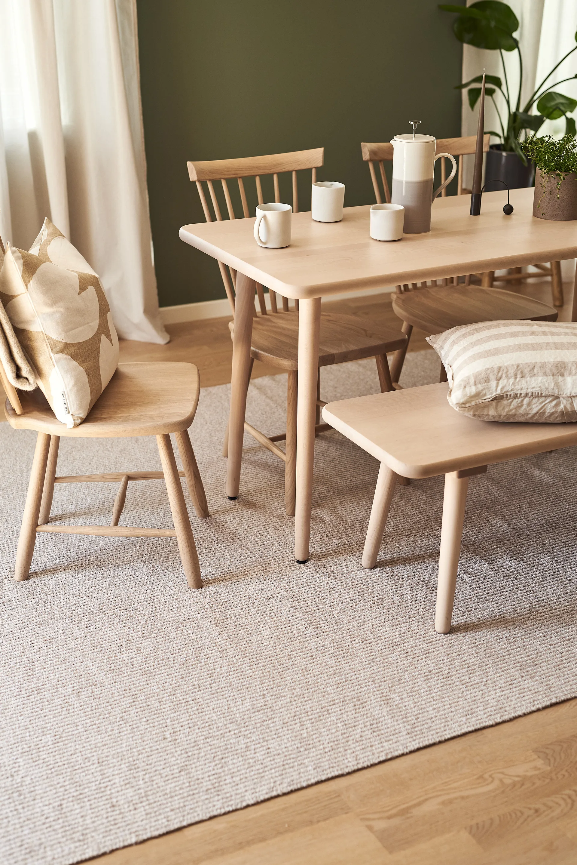 Fallow vloerkleed greige, 200x300cm Scandi Living