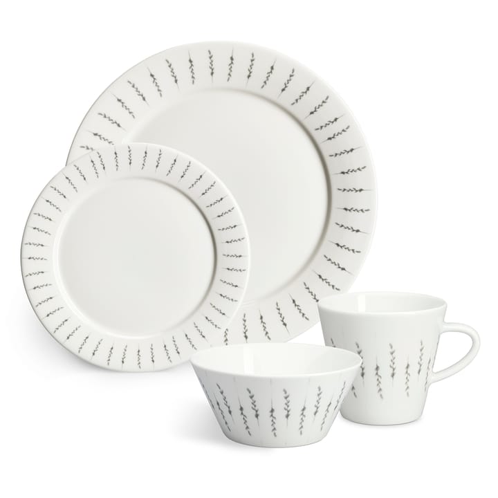 Fårsvingel bord 28 cm 4 stuks, wit Scandi Living