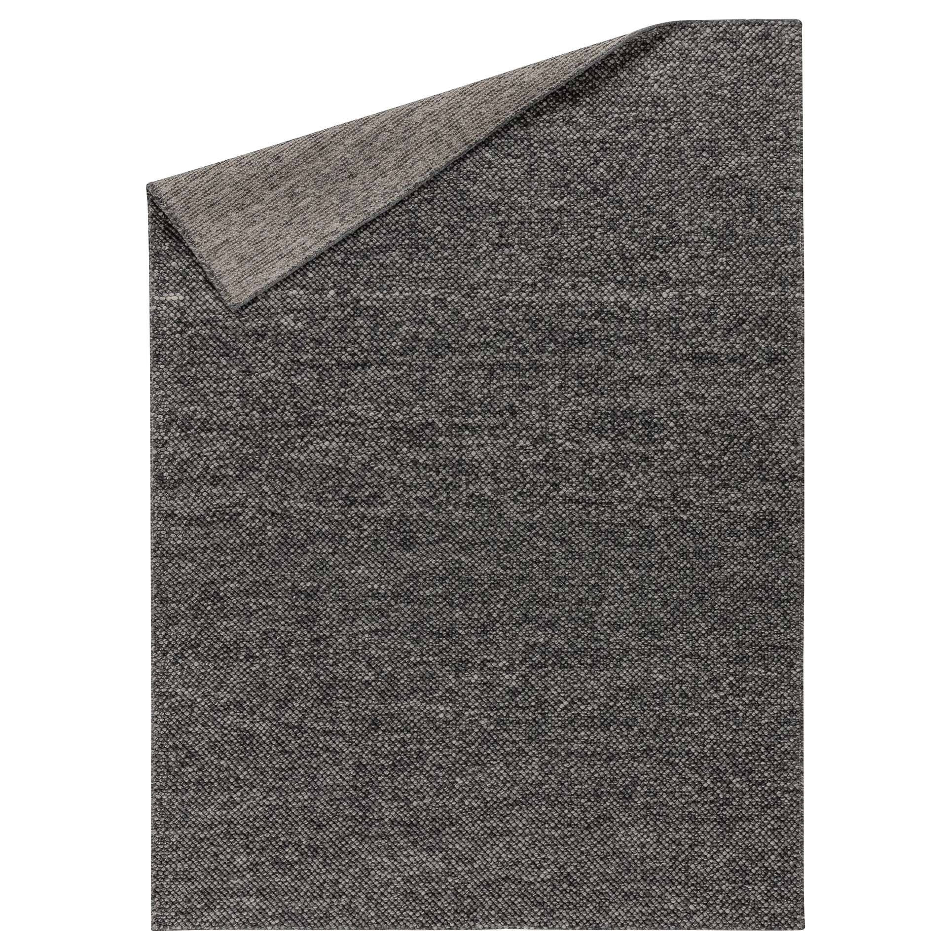 Flock vloerkleed donkergrijs, 170x240 cm Scandi Living