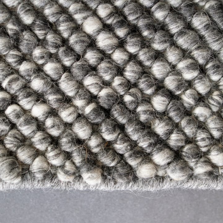 Flock vloerkleed donkergrijs, 170x240 cm Scandi Living