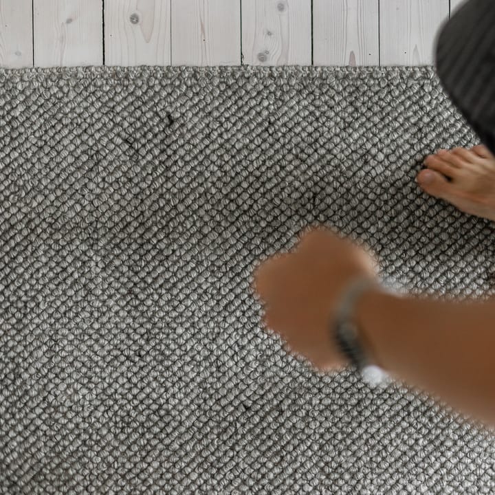 Flock vloerkleed natuurgrijs, 170x240 cm Scandi Living