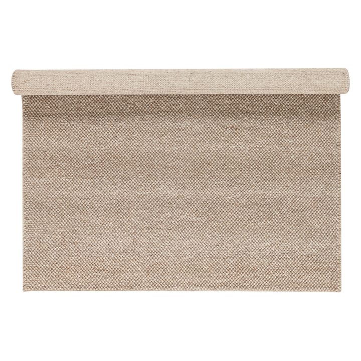 Flock wollen vloerkleed beige, 200x300 cm Scandi Living