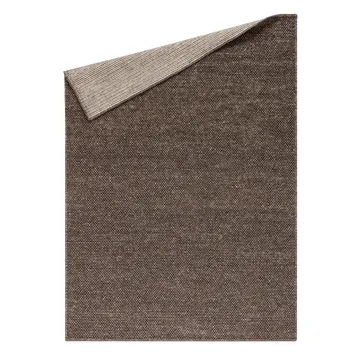Flock wollen vloerkleed natuurbruin - 170x240 cm - Scandi Living