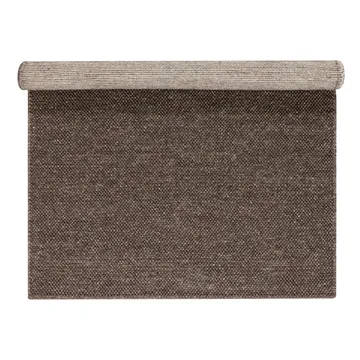 Flock wollen vloerkleed natuurbruin - 170x240 cm - Scandi Living