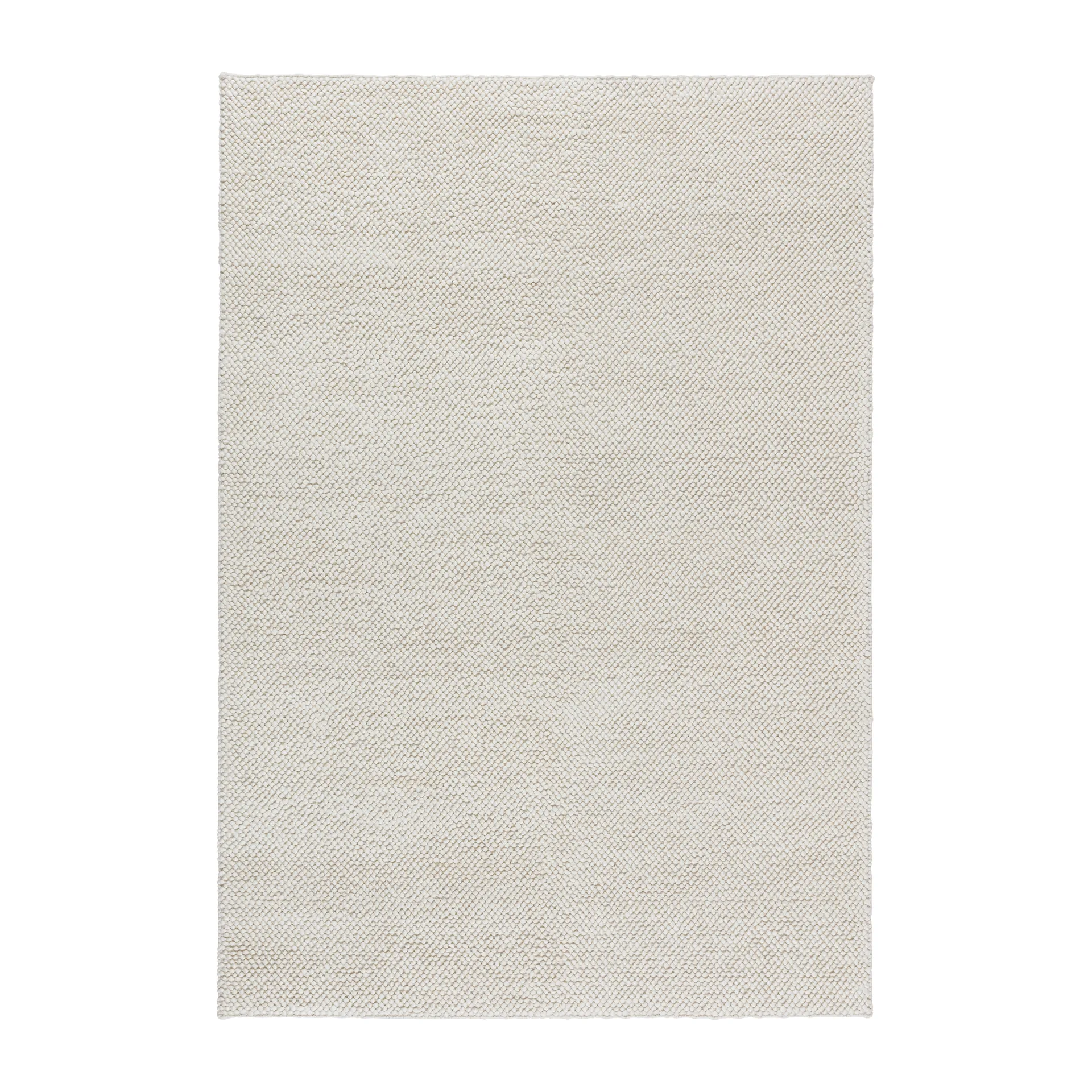 Flock wollen vloerkleed natuurwit, 170x240 cm Scandi Living
