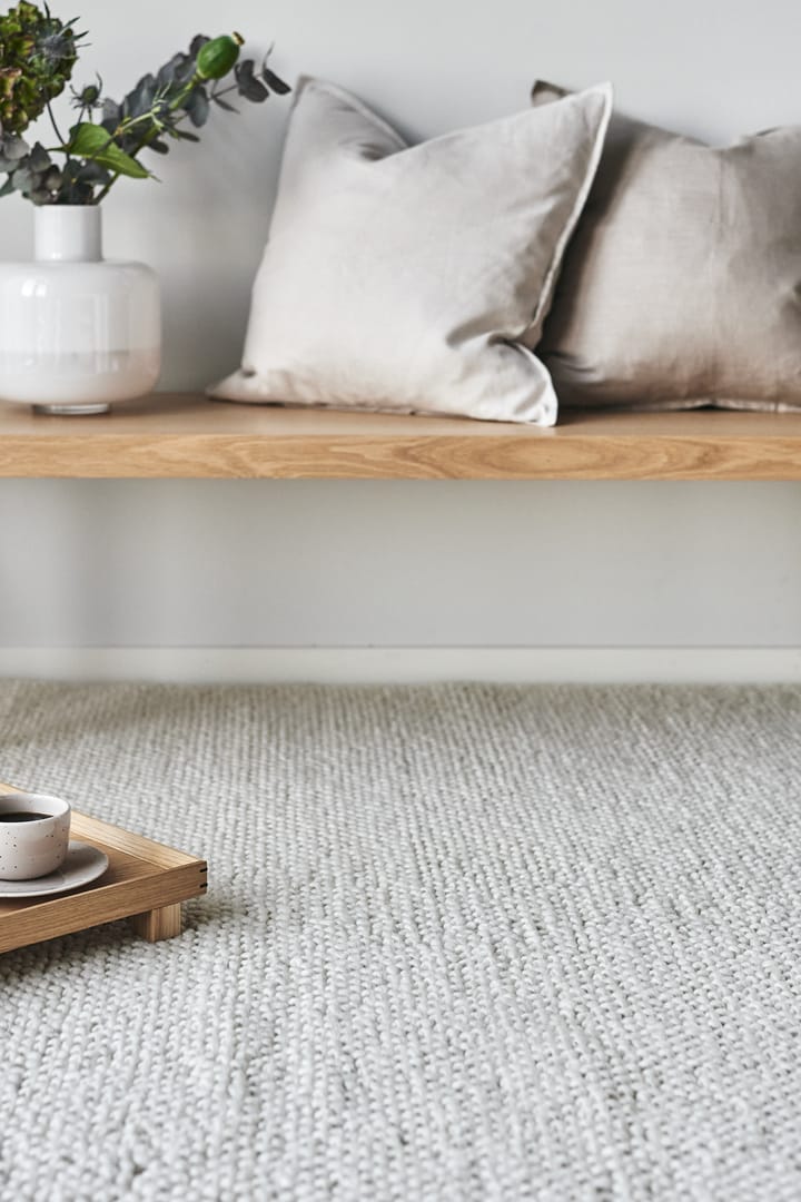 Flock wollen vloerkleed natuurwit, 170x240 cm Scandi Living