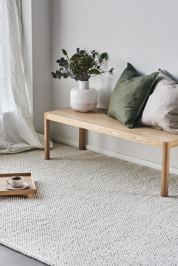 Flock wollen vloerkleed natuurwit - 170x240 cm - Scandi Living