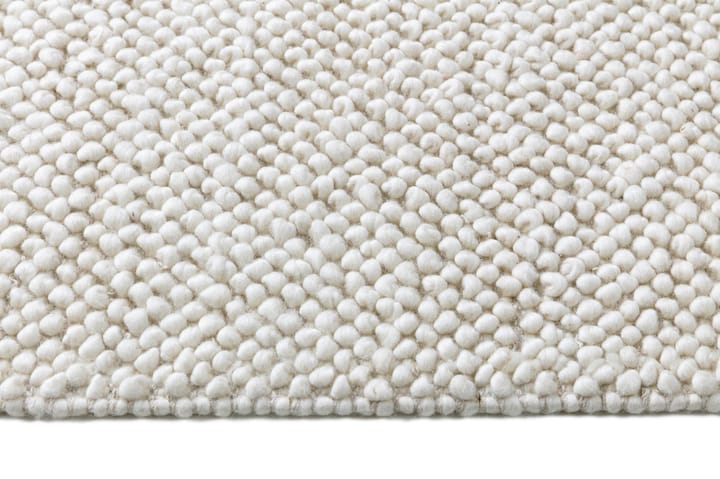 Flock wollen vloerkleed natuurwit, 300x400 cm Scandi Living